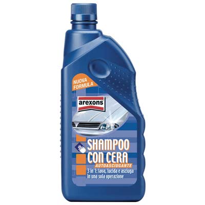 Shampoo lavaggio auto + cera arexons lt 1 (2 pezzi) Arexons 