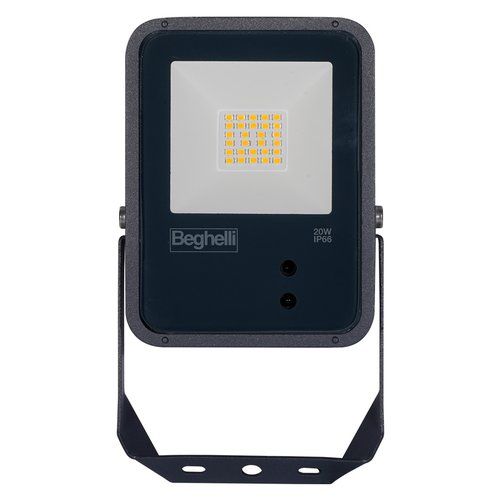 Proiettore con sensore presenza beghelli 86170 floodlight fl 50w nero