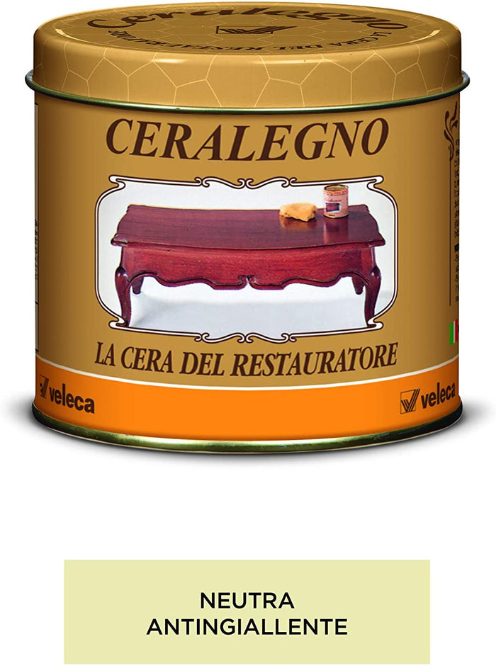 Cera D‘Api In Pasta Ceralegno Per Restauro Da 1lt Neutra Veleca 311