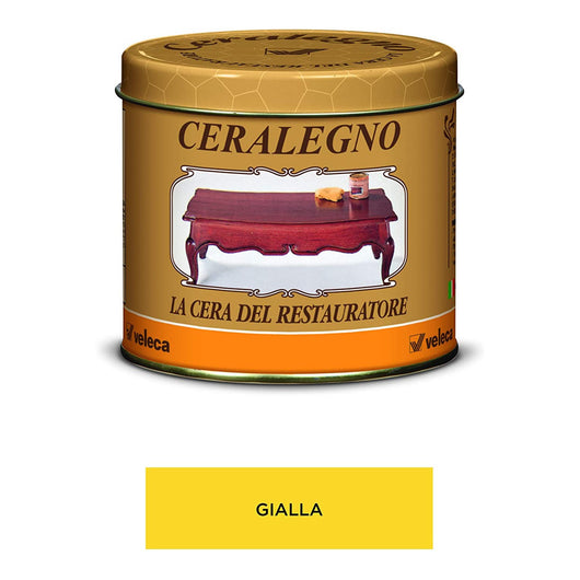 Cera D‘Api In Pasta Ceralegno Per Restauro Da 1lt Gialla Veleca 321