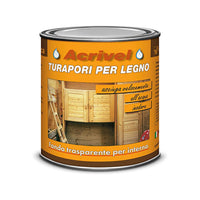 Fondo Turapori Acrivel Trasparente All‘Acqua Indore Atossico 750ml - Veleca 565