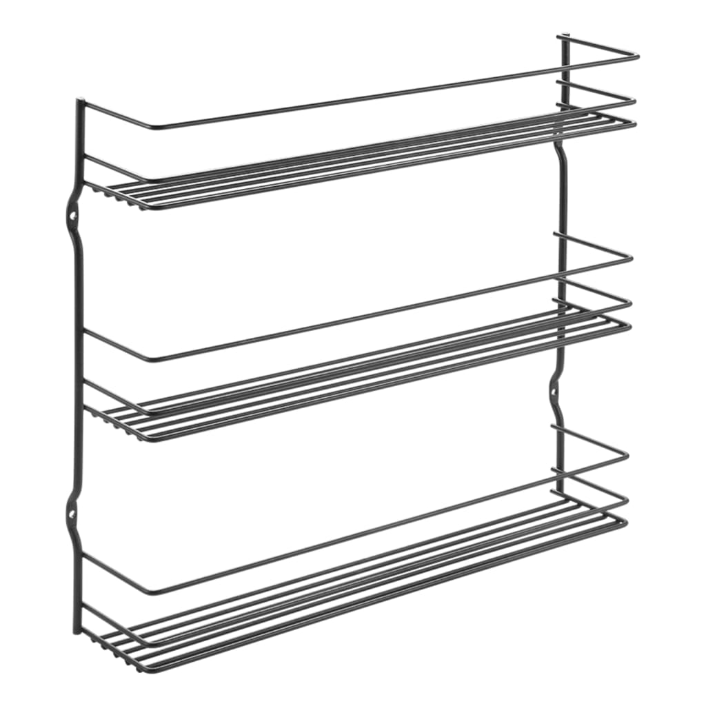 Metaltex Portaspezie da Parete a 3 Livelli Pepito Nerocod mxl 130284