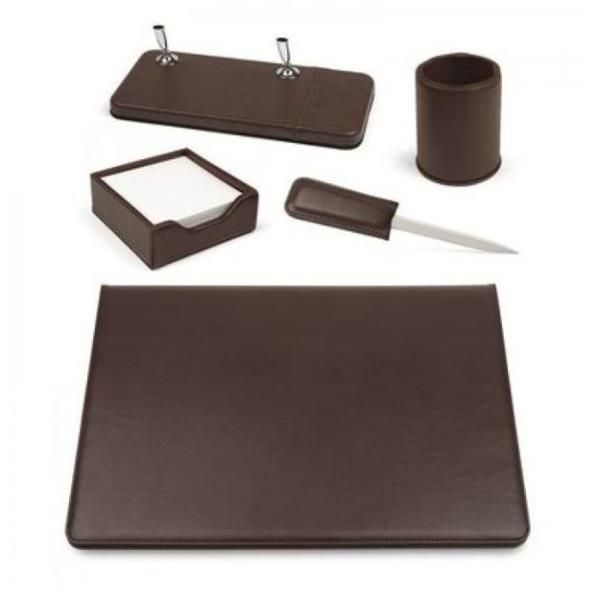 Set scrivania 5 pezzi marrone - 60269