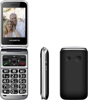 Majestic tlf sileno 82 seniorphone 2.8 flip black - 300082BK