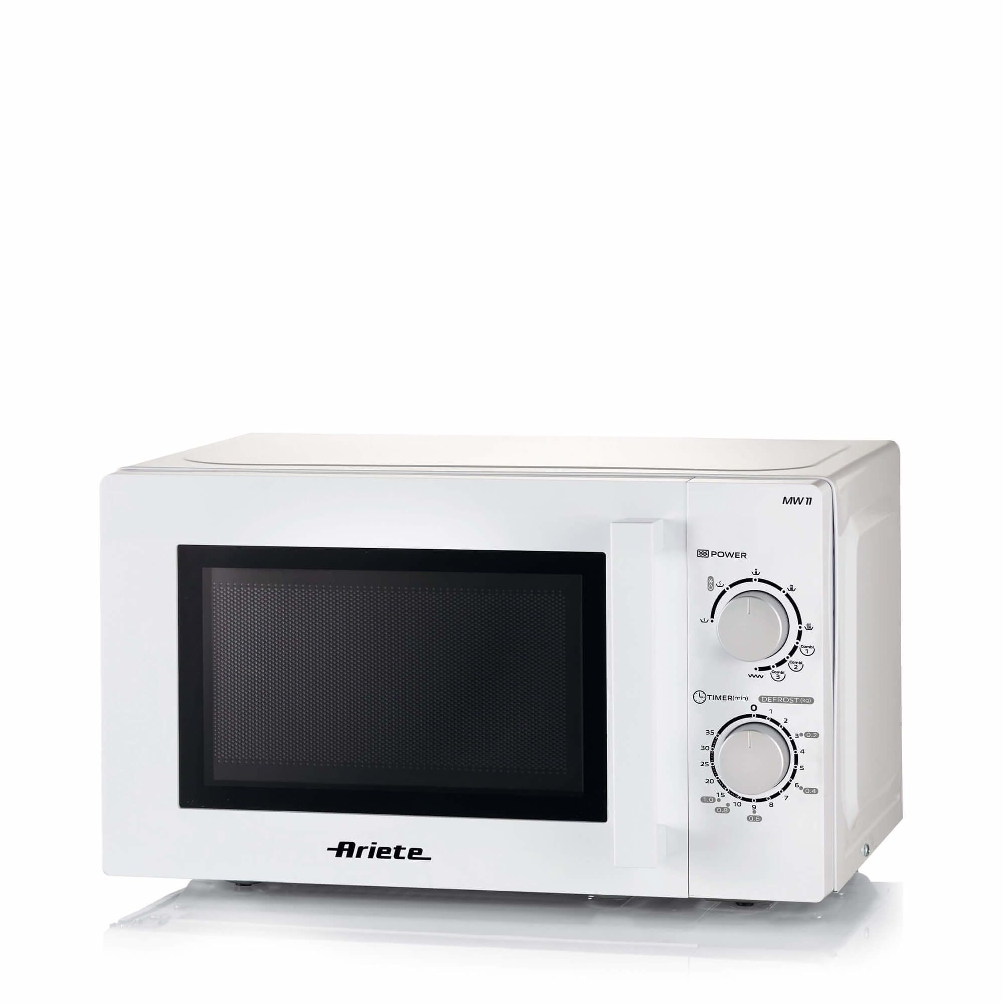 Ariete 952 forno a microonde combinato con grill - 5 livelli di potenza - 3 funzioni combinate - 1000 watt - 20 litri - bianco - 8003705118515