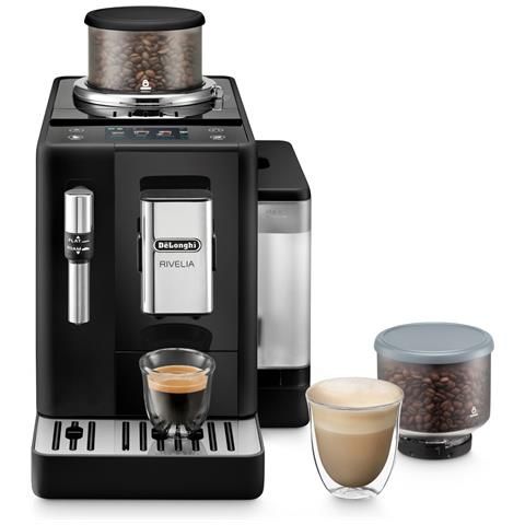 De longhi macchina da caffè espresso automatica rivelia serbatoio 1.4 lt. potenza 1450 watt colore nero - 8004399026582