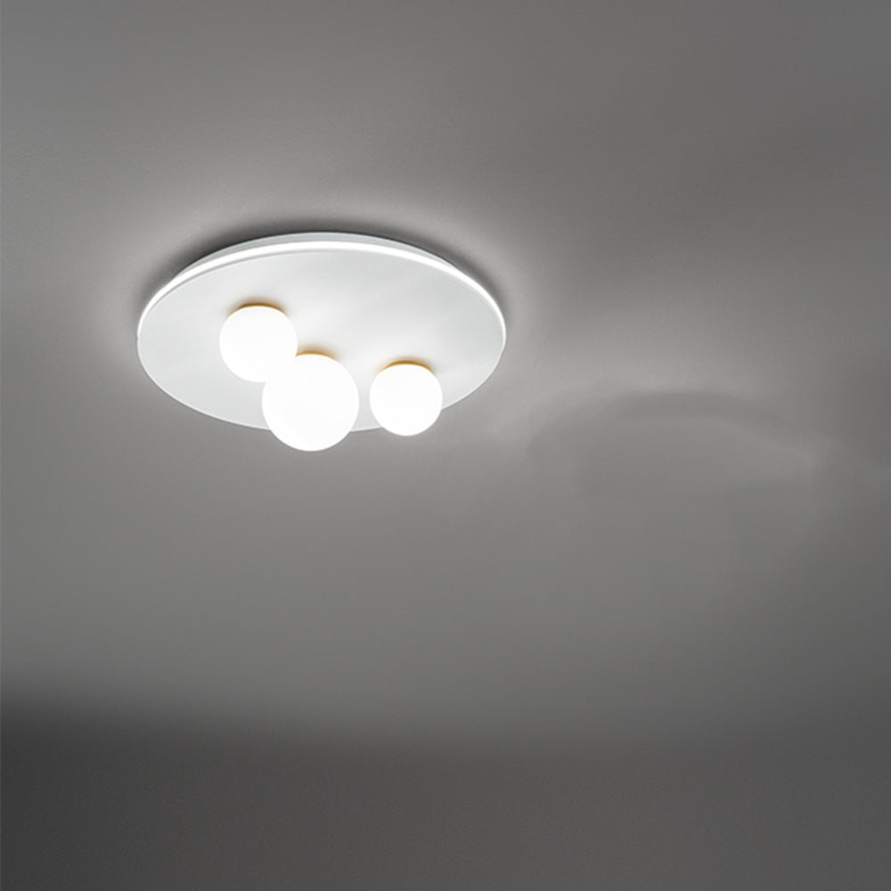 Plafoniera Contemporaneo Ball Bianco Led 3 Sfere