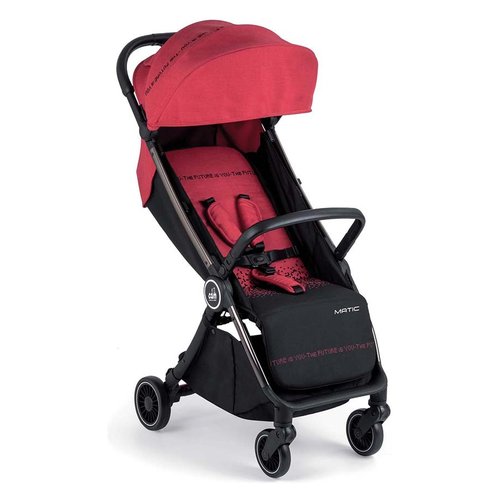 Passeggino 4 ruote cam 826 c144 matic da 0 a 36 mesi rosso e nero