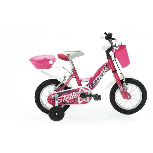 Bicicletta mandelli 120125015 sport one stella con rotelle rosa rosa