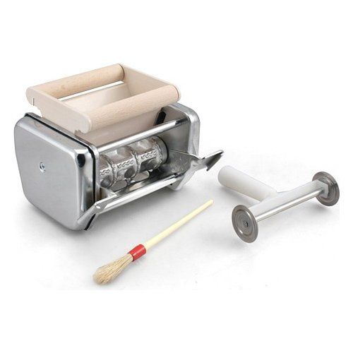 Trafila pasta imperia 4400 ipasta ravioli maker 3 inox e legno