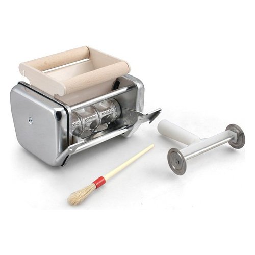 Trafila pasta imperia 4400 ipasta ravioli maker 3 inox e legno