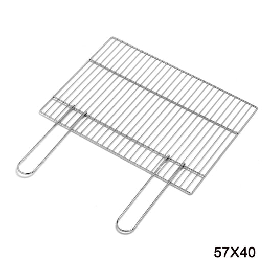 Griglia Cromata Con Manici Richiudibili 57x40 cm
