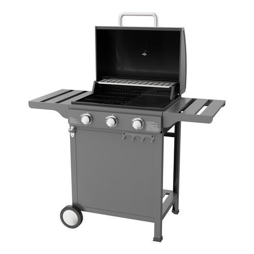 Barbecue gpl ompagrill expert 3 ecogas grigio grigio