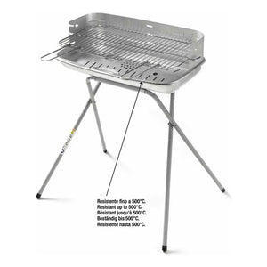 Barbecue ompagrill 60400 aluminized 60 40 professional grigio e allumi