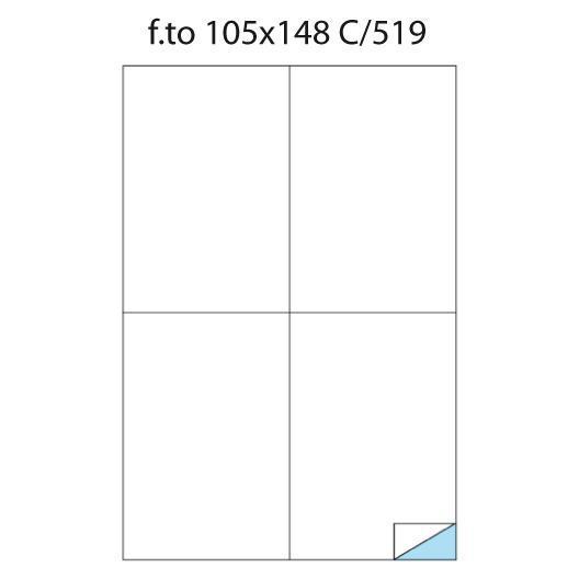 Cf200etichette 105x148 laser polies - 220LWMC519