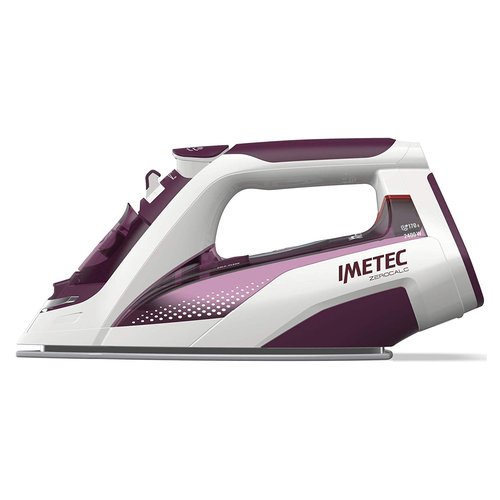 Imetec zerocalc z3 3900 ferro da stiro a secco e a vapore ceramica viola, bianco 2400 w - 9245