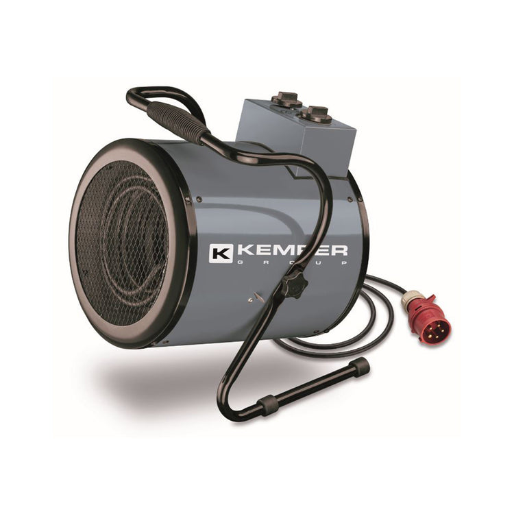 Generatore elettroriscaldatore aria calda industriale con spina a 380/400v 2,5/5,0kw 411m3 - Kemper 65350e