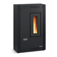 Stufa pellet 4kw luisella nero 4 stelle 1282701