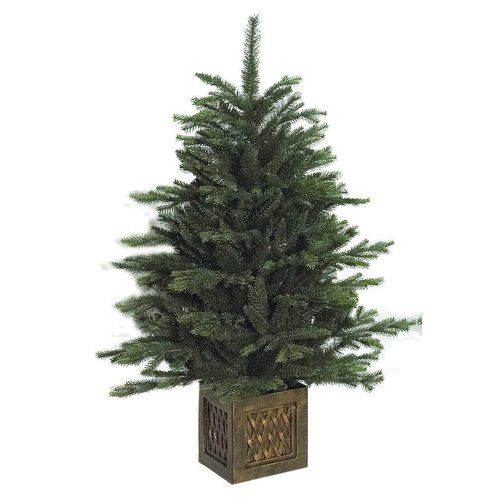 Albero di natale h. 1m con vaso verde 008351