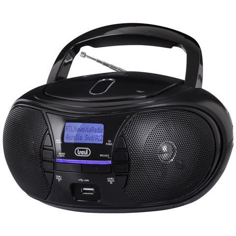 Trevi cmp 581 digitale dab+, fm nero riproduzione mp3 - 0CM58100