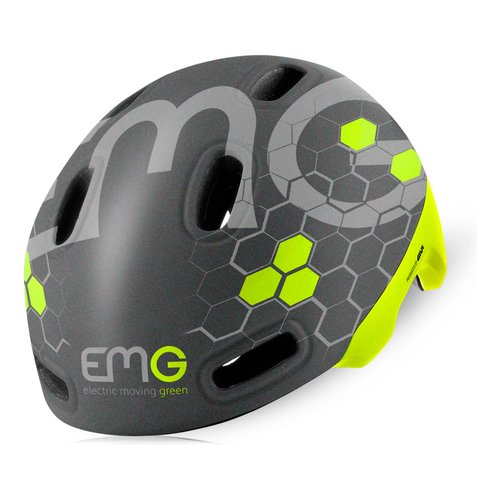 Emg hm 09 casco monopattino/bicicletta omologazione eu l grigio - HM090L010