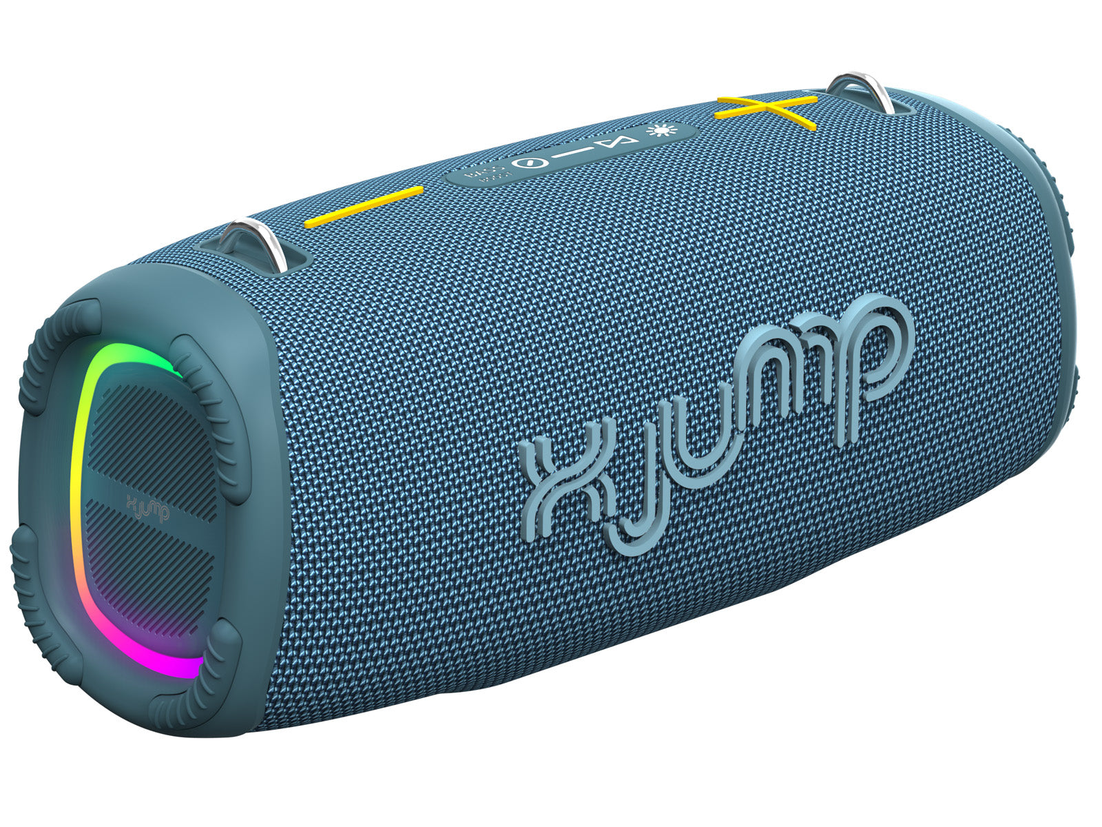 X jump altoparlante amplificato 90w wireless tws usb micro sd aux-in xj 200 blu - 0XJ20004