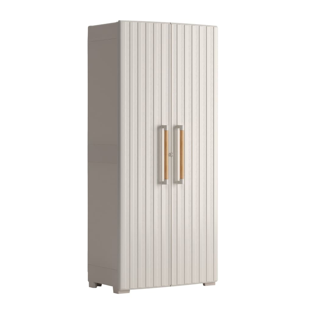 Keter Armadietto Portaoggetti Multiuso Groove Beige e Sabbia 445046