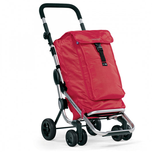 Foppapedretti go up borsa trolley alluminio, nero, rosso - GO UP RED 209