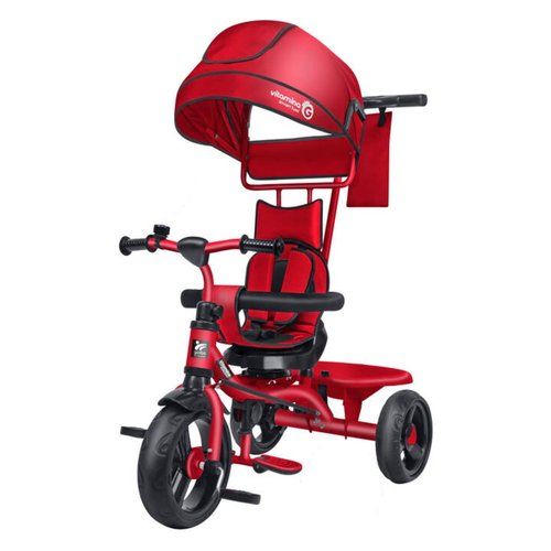 Triciclo globo 05563 vitamina g evo 5 in 1 con parasole rosso