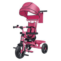 Triciclo globo 05565 vitamina g evo 5 in 1 con parasole rosa