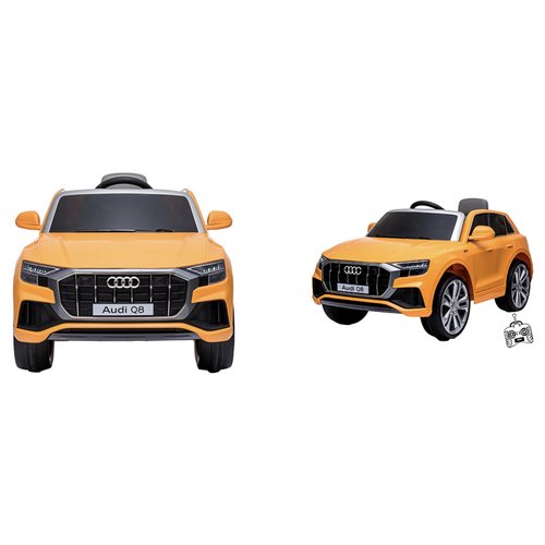 Auto elettrica globo 39906 spidko audi q8 12v r/c arancio