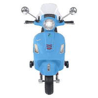 Moto elettrica globo 39987 spidko vespa gts super sport 12v azzurro