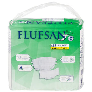 Flufsan Pannoloni per Adulti Usa e Getta 15 pz Taglia L 4008052