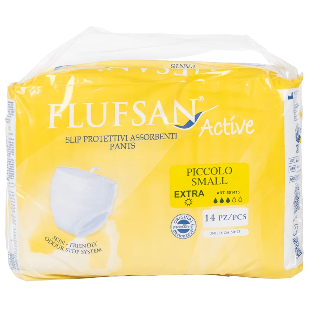 Flufsan Mutande per Incontinenza per Adulti 14 pz Taglia S 4008044