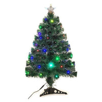 Albero natale general trade 472842 fibra ottica luminoso 95 luci