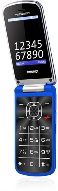 Brondi president 7,62 cm (3) 130 g blu telefono cellulare basico - 10275073