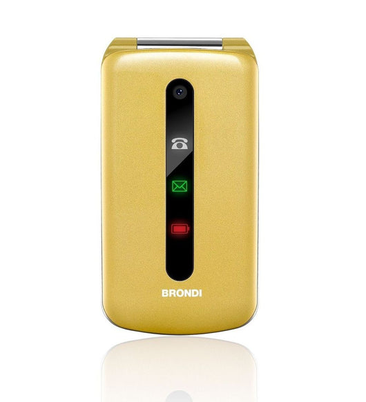 Brondi president 7,62 cm (3) 130 g oro telefono cellulare basico - 10275074