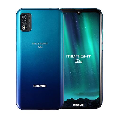 Smartphone brondi midnig 6 4g green/blu - 10278050