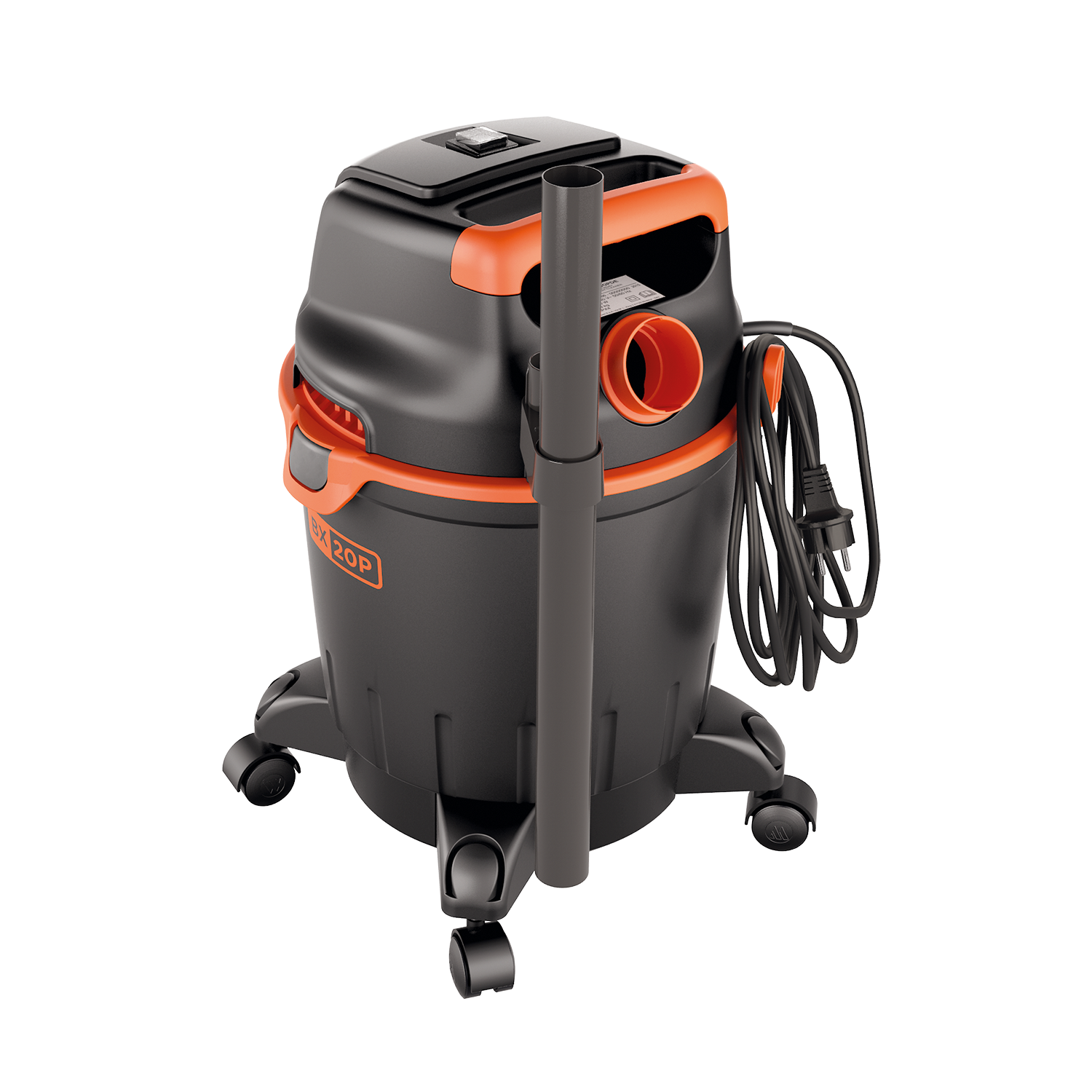 Aspiratore Solidi e Liquidi Black+Decker BXVC20PE  (Potenza assorbita  1200 W, Capacità fusto 20 l)