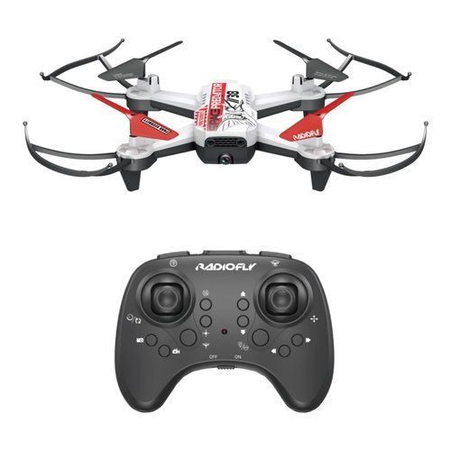 Drone giocattolo ods 40106 radiofly space predator con videocamera bia