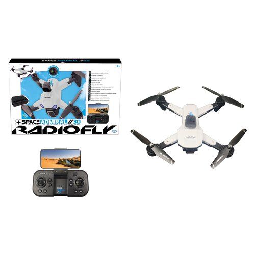 Drone giocattolo ods 40107 radiofly space admiral con videocamera