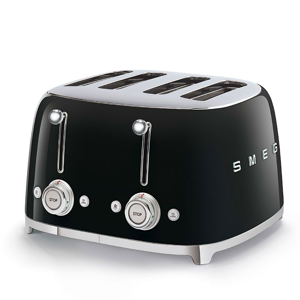 Smeg toaster 4x4 50�style black tsf03bleu - 8017709263362