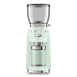 Smeg cgf01pgeu macinacaffè elettrico anni 50 potenza 150 watt colore verde pastello - 8017709283032