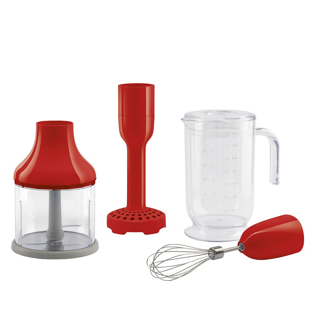 Smeg hand blender kit red hbac11rd - 8017709318635