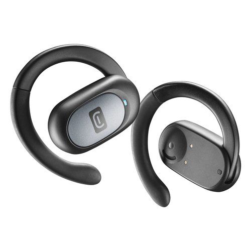 Cellularline btozonetwsk cuffia e auricolare true wireless stereo (tws) a clip chiamate/musica/sport/tutti i giorni bluetooth nero, grigio