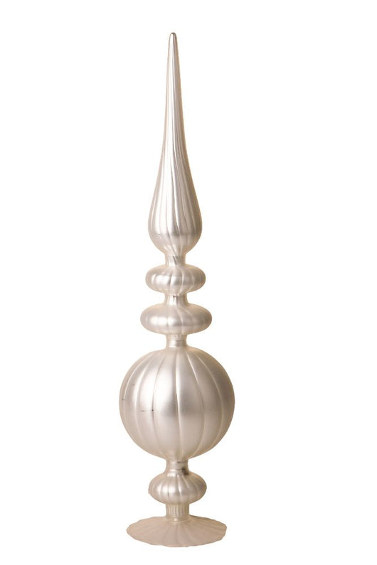 Decorazione Natalizia Topiary Sfere 52 cm in Vetro Champagne