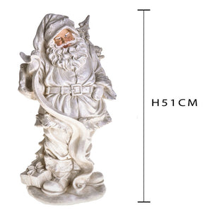 Statuina Babbo Natale in Piedi 51 cm in Resina