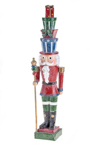 Statuina Babbo Natale con Sacco 51 cm in Resina