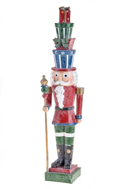 Statuina Babbo Natale con Sacco 51 cm in Resina