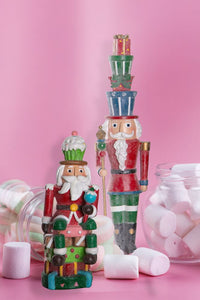 Statuina Babbo Natale con Sacco 51 cm in Resina